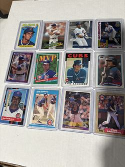 12 Card Lot RYNE SANDBERG Chicago CUBS MLB