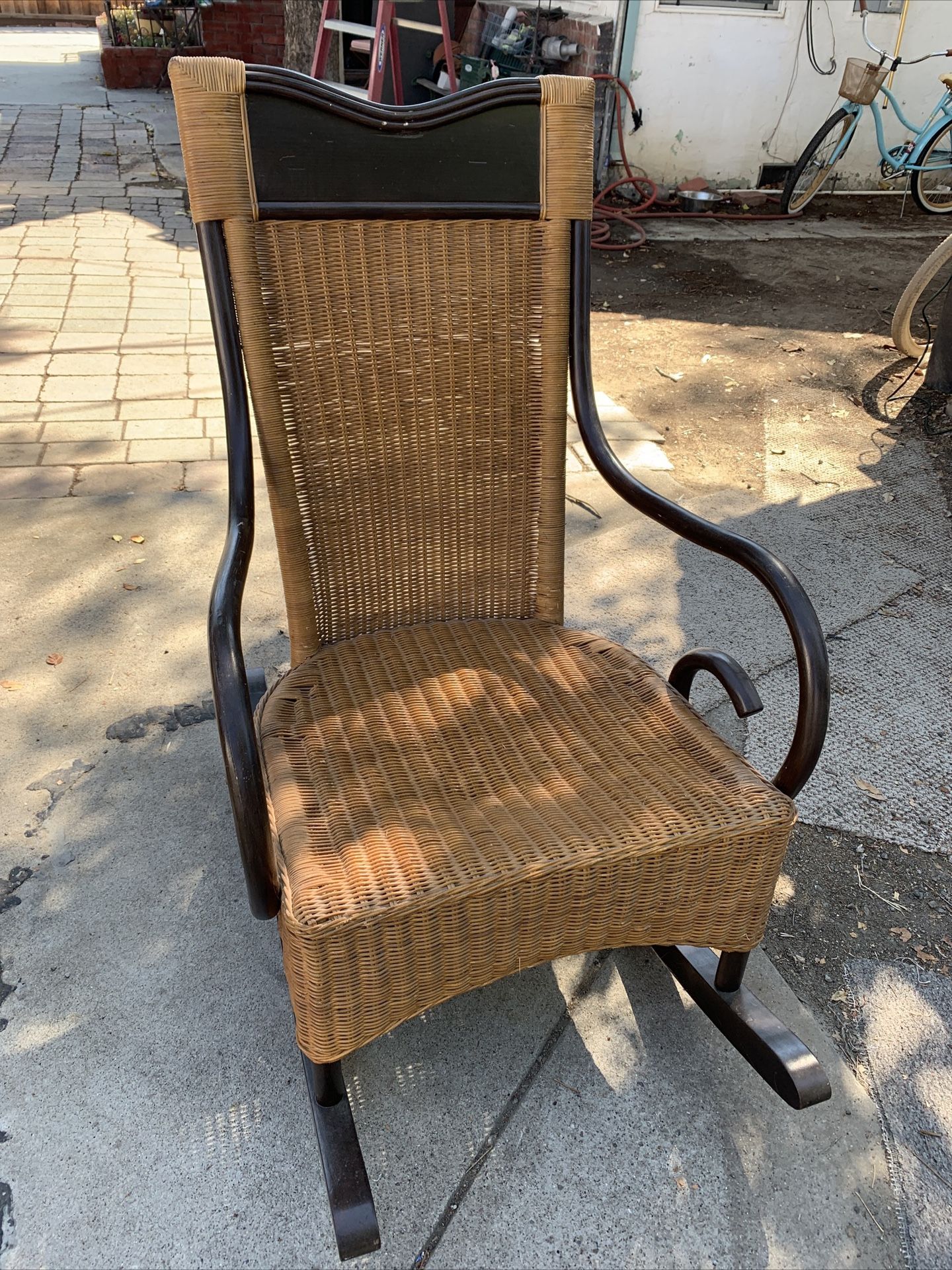 Pier 1 Imports Wooden Rocking Chair
