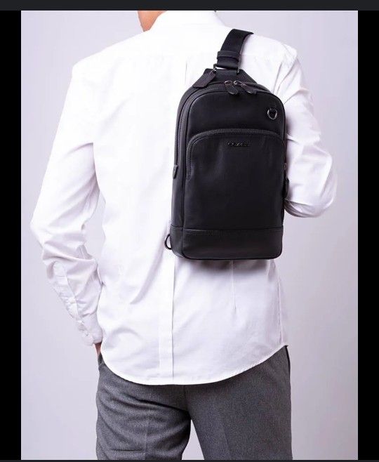 Coach Graham Leather Shoulder Bag Crossbody Unisex