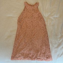 Altar’d State Pink Haltered Shift Dress