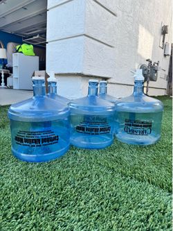 5 Reusable 3-Gallon Water Jugs w/ Caps & Spigot  Price: $35 for all 5 (or best offer)
