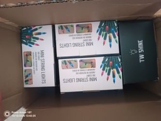 Dazzle Bright Multi-Colored Christmas Mini String Lights, 20FT 100 Count Incandescent Waterproof Fairy Lights Plug in, Connectable Christmas Decoratio