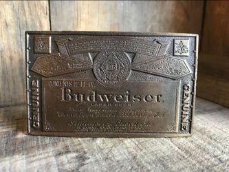 BUDWISER BELT BUCKLE