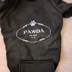 SMALL BLACK PUPPY HOODIE