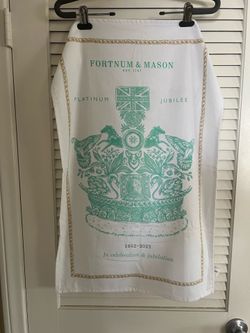 New Fortnum & Mason Commemorative Queen’s Jubilee Tea Towel