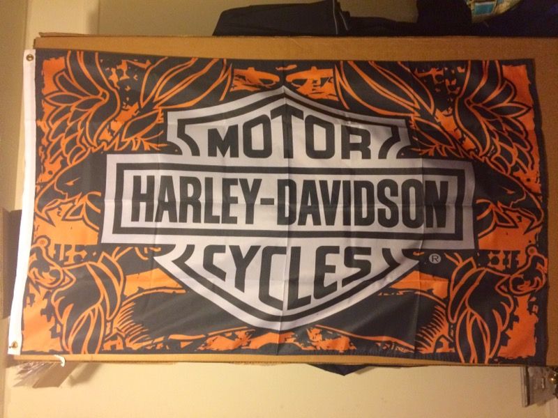 Harley Davidson 3x5 ft banner 15.00firm