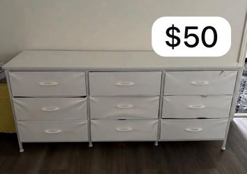9-Drawer Fabric Dresser Storage Organizer