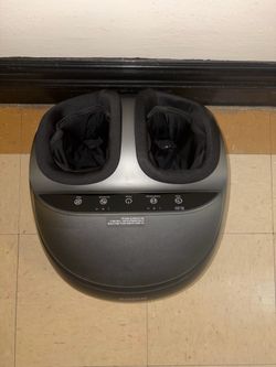 The item shown is a RENPHO Shiatsu Foot Massager with Heat, featuring deep-kneading rollers and adjustable air compression.Key FeaturesMulti-Settings: