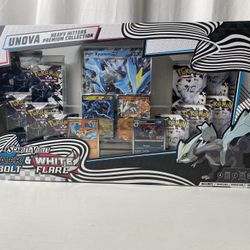 Pokémon TCG Black Bolt & White Flare Unova Heavy Hitters Premium Collection (Brand New) (Rare Collectors Item!)