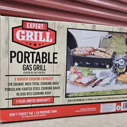 Expert Grill 17.5 inch 10,000 BTU 1 Burner Portable Propane Gas Grill