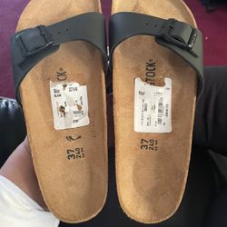 Madrid Big Buckle Slide Sandal (Women) Birkenstock NEW  I do provide a Nordstrom  SIZE 6 37W4 shopping bag unfortunately the boxes got damaged due to 