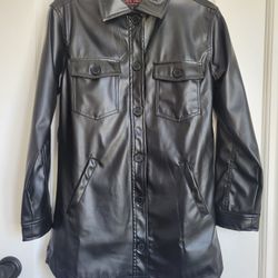 Black Label Faux Leather Jacket 