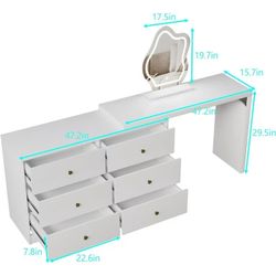 Makeup Dressing Table with Lights,