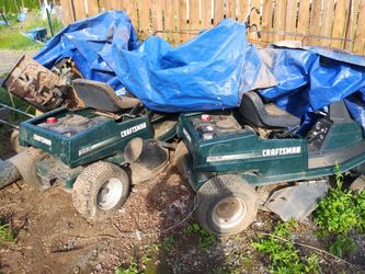 2 Ride mower and tiller