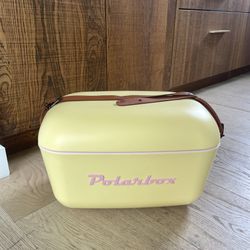 Polarbox 13-Quart Cooler in Yellow — Baby Rose Classic