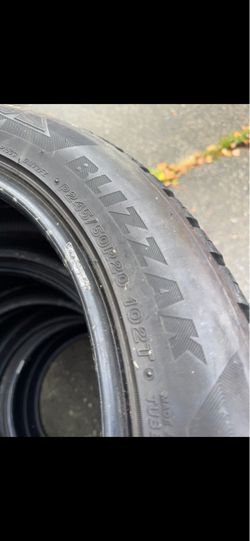 Bridgestone Blizzak 245/50/20 tires
