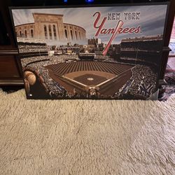 Framed Canvas New York Yankees Stadium Large Wall Art