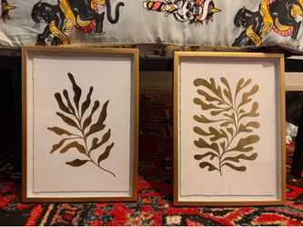 set of framed prints