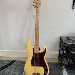 Fender MIM Player P-Bass w/ EMG Pickups & Gig Bag 