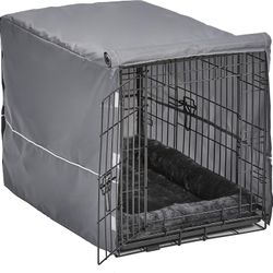 Dog Crate With Bed (30”)