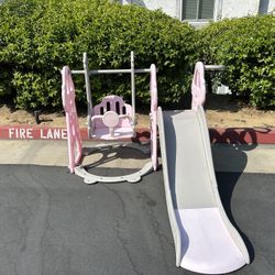 3 In One Toddler Slide And Swing
