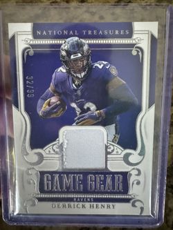 2025 Derrick Henry Game Gear Patch Card