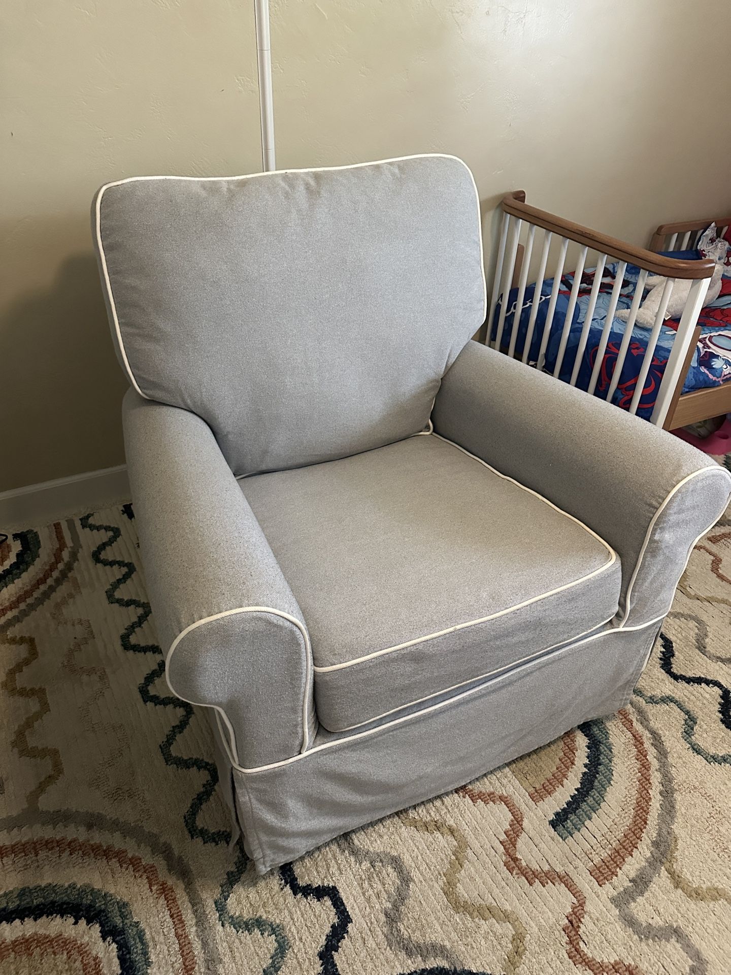 Pottery Barn Swivel Glider