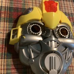 Bumble Bee Transformer Electronic Mask Like New 
