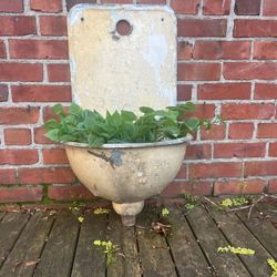 Antique European Iron Wall Fountain