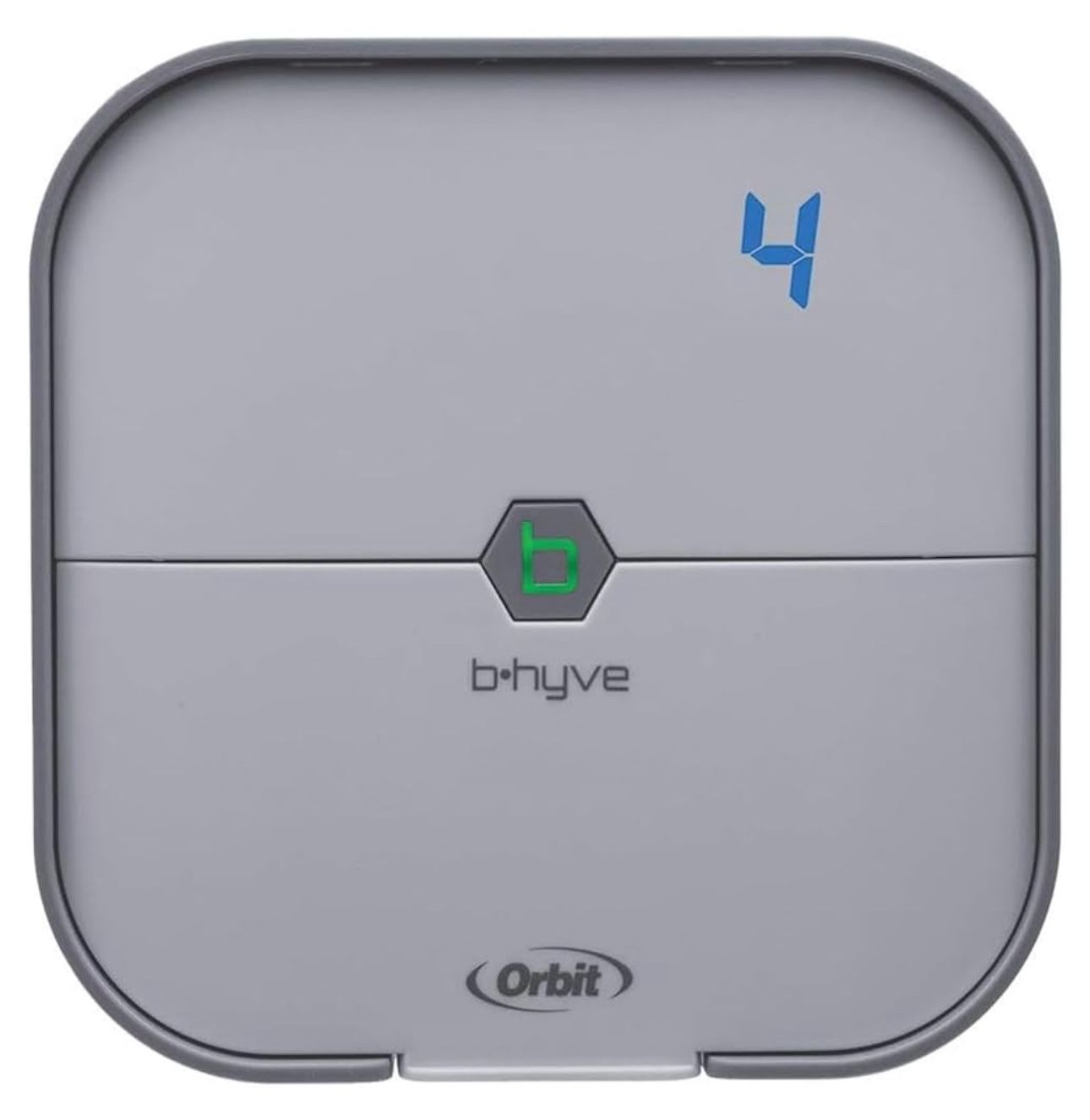 Orbit 57915 B-hyve 4-Zone Smart Sprinkler Controller, Gray
