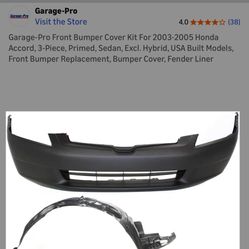 2003 Thru 2005 Front Bumper