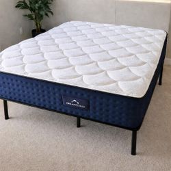 Newer Queen DreamCloud 14" Hybrid Mattress, Boxspring and/or Bed Frame
