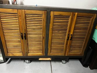 Sleek modern contemporary entertainment center - big storage $120 Melrose and gramercy