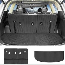 Cargo Mat Compatible with 2020-2025 Kia Telluride Cargo Liner Backrest Liner Seatback Protector for 2020-2025 Kia Telluride Accessories(20-25 Tellurid