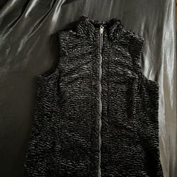 Charter Club Quilted Faux Fur Reversible Vest