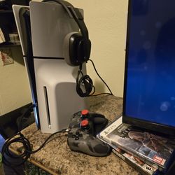 Ps5 Slim Disc Edition  Bundle