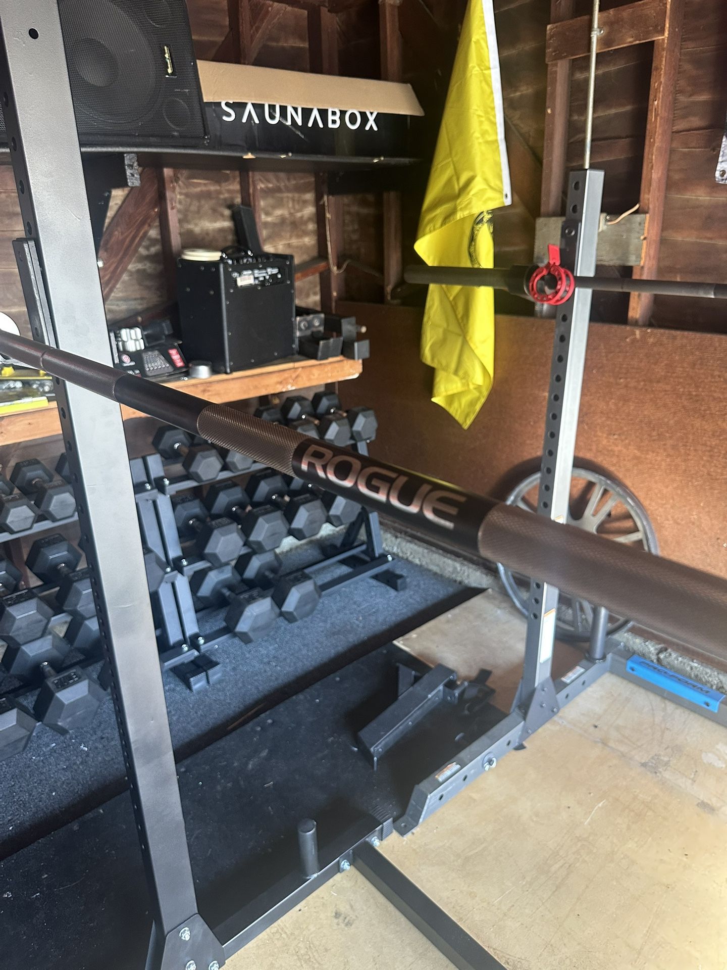 Rogue 45LB Ohio Power Bar - 2XAGGRO (SS Shaft / SS Sleeve)