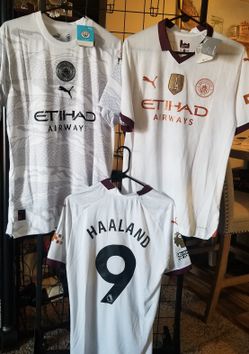 Puma Mens Jerseys Futbol Man City Haaland size Large And XL No Trade