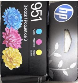 HP 951 Ink Cartridges 3-Pack Cyan Magenta Yellow