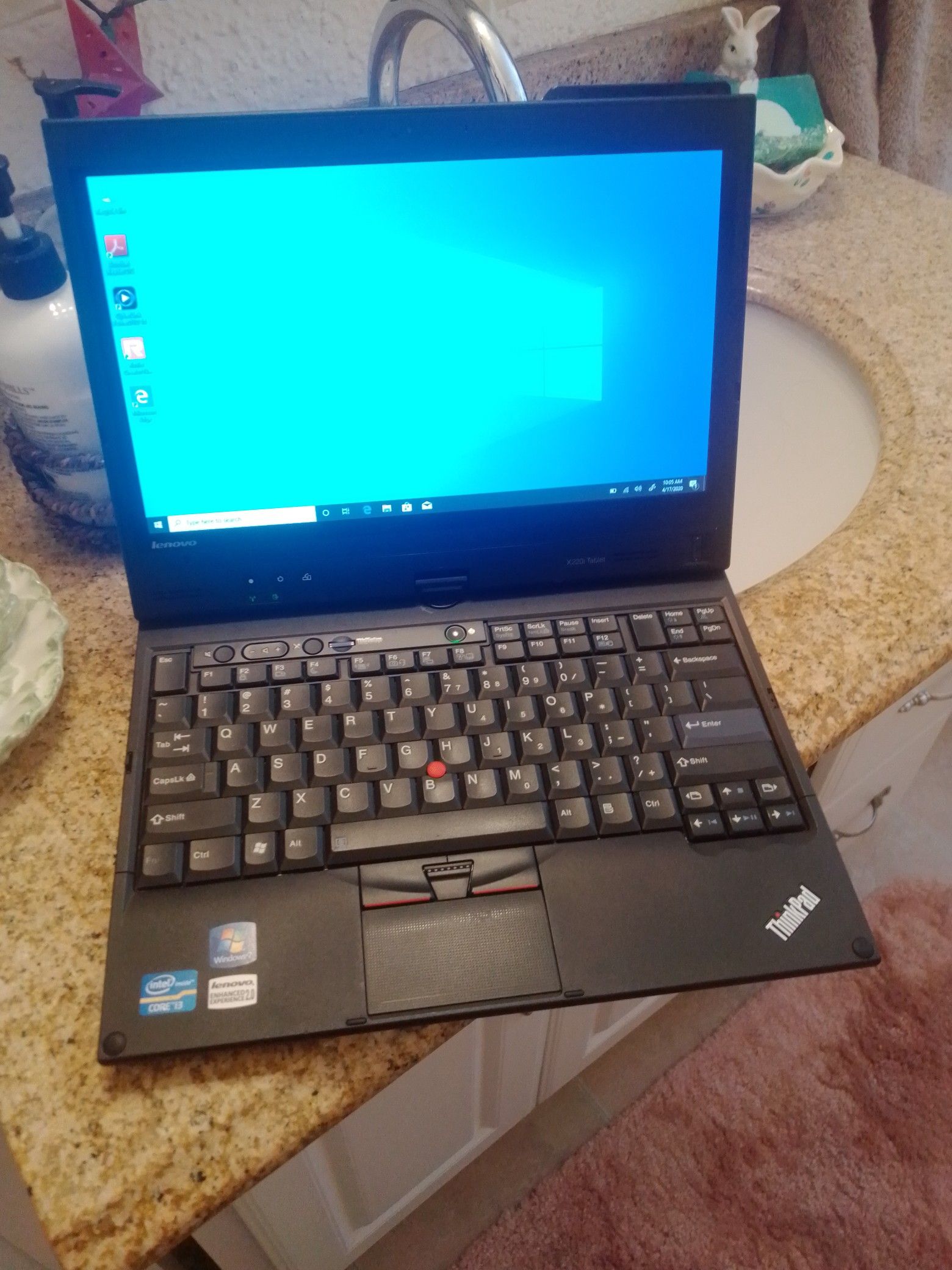 Laptop Lenovo x220i tablet touchscreen Intel core i3 2350m 2.3 GHz