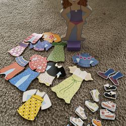 Melissa And Doug Magnetic Doll 