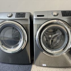 Samsung Washer & Dryer Set With Steam Cycle