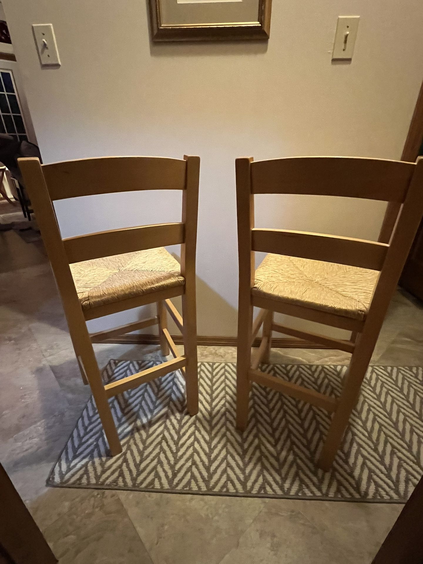Wooden stools