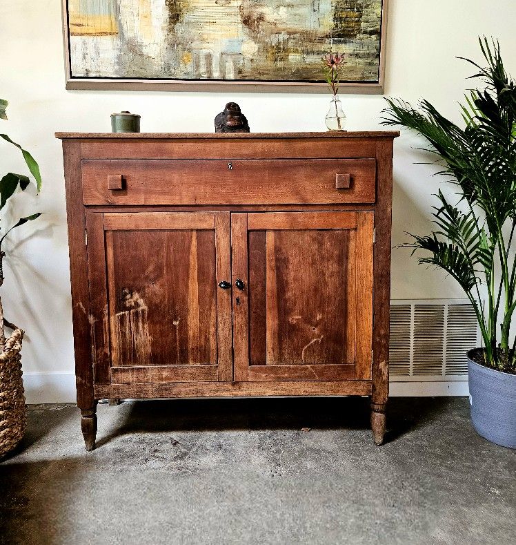 Vintage, ANTIQUE AMERICAN EARLY Pie Safe
