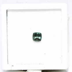0.66CT NATURAL CUSHION CUT GREEN LOOSE LABRADORITE