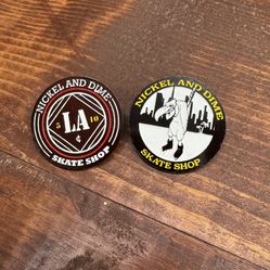 Nickel And Dime Skate Shop Enamel Pins