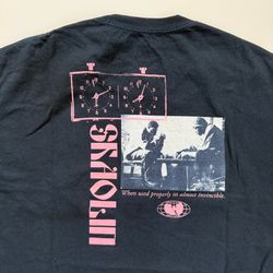 🔴Wu-Wear Shirt Size XL Rza Gza Chess Navy Blue Rare Wu-Tang