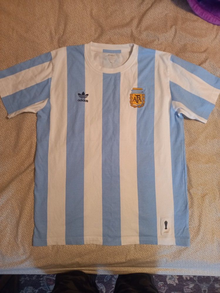 Argentina Soccer Jersey Vintage World Cup 1986