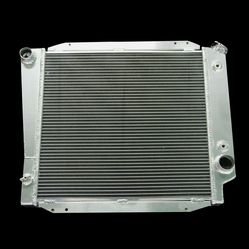 3 Row Aluminum Radiator For 66-77 Ford Bronco Wagon L6 V8 2.8L 3.3L 5.0L