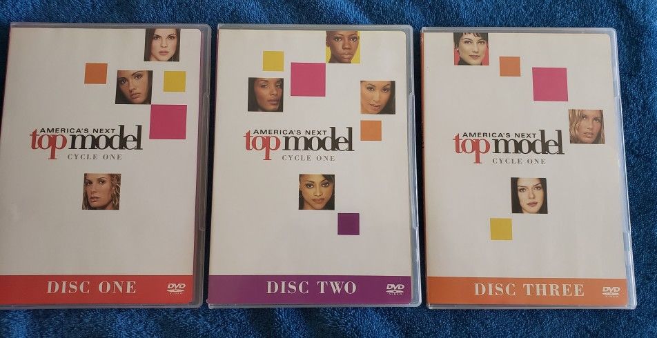 America's Next Top Model Cycle One 3 DVD Set 2003 Open Box READ BELOW